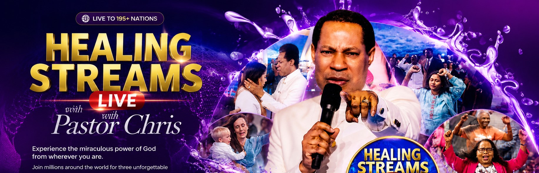 Healing Streams Live Healing Services with Pastor Chris — 23 – 25 October 2026